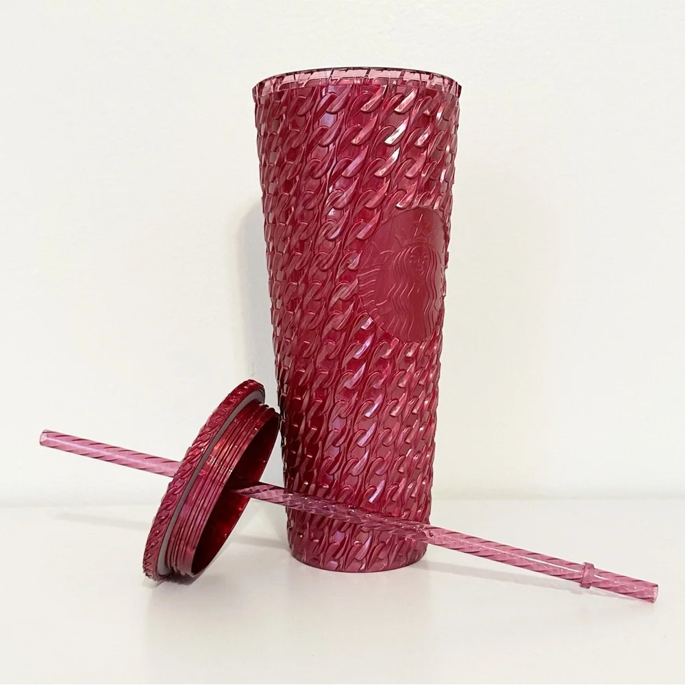 Starbucks NWT Holiday Merlot Jeweled Venti Travel Tumbler